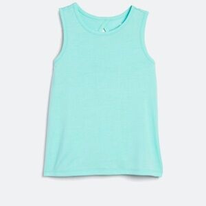 Blue Classic Crew Neck Tank Top